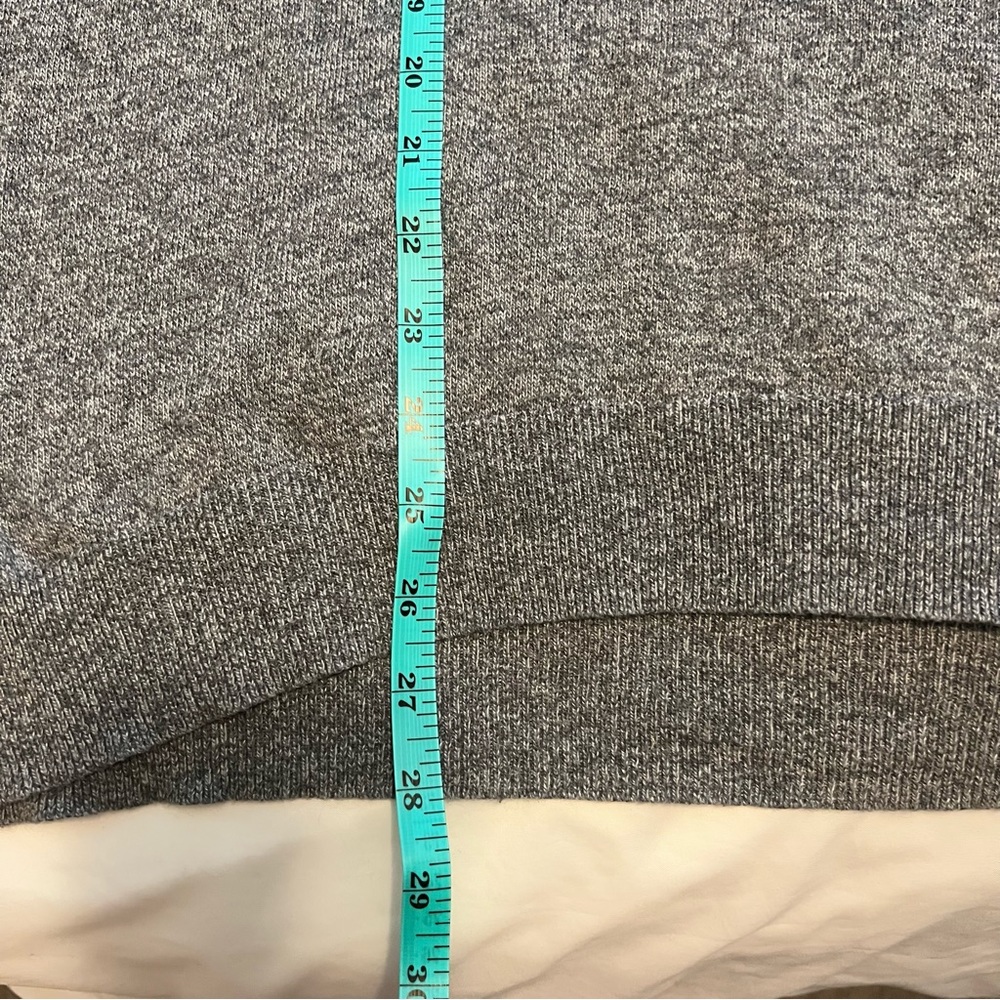 Nordstrom men’s grey quarter zip sweater, Size Large - Picture 3 of 6